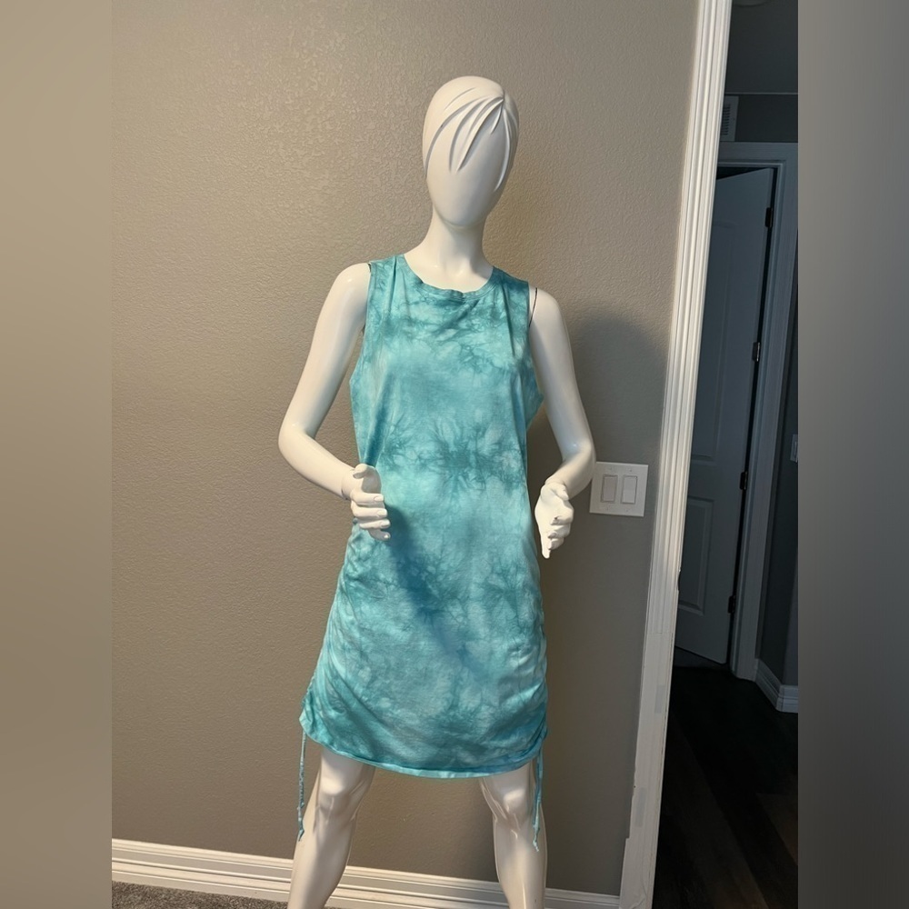 VS PINK Ruched Side Tank Dress Size XL